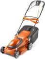 Flymo EasiStore 380R Electric Rotary Lawn Mower - 38 cm Cutting Width, 45 Litre Grass Box, Close Edge Cutting, Rear Roller, Central Height Adjust, Space Saving Storage Features 220-240 VOLTS NOT FOR USA