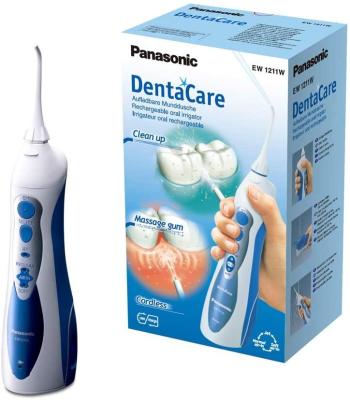 Panasonic EW1211W Water Flosser Teeth Cordless Rechargeable (2 pin Bathroom Plug) NOT FOR USA