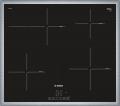 Bosch series 4 induction hob (stand-alone), 60 cm, black, all-round frame, TouchSelect, 17 power levels, PowerBoost, QuickStart, ReStart / child lock, PIF645BB1E 220-240 VOLTS NOT FOR USA