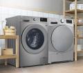 Sharp ES-FS814CX-S 220 volts Washer 8Kg and 9KG Dryer Sharp KD-FCS9113CZ-S Silver color 220v 240 volt 50 hz front load dryer set  220-240 VOLTS NOT FOR USA