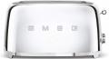 SMEG Toaster 4 Slices TSF02 chrome/lacquered/6 roasting stages/39,4x20,8x21,5cm  220-240 VOLTS NOT FOR USA
