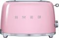 Smeg TSF01PKEU Toaster 2 Slices Cadillac Pink  220-240 VOLTS NOT FOR USA