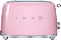 Smeg TSF01PKEU Toaster 2 Slices Cadillac Pink  220-240 VOLTS NOT FOR USA