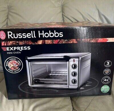 Russell Hobbs 26095 Express Air Fryer Mini Oven - Countertop Electric Convection Oven, Grill and Airfryer with Bake Pan and Rack Included, 1500 Watts  220-240 VOLTS NOT FOR USA