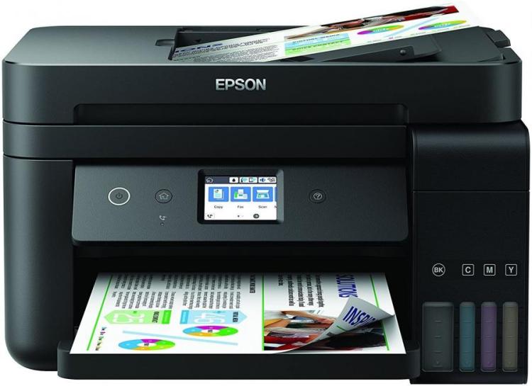 ballade rack I særdeleshed Epson EcoTank ET-4750 A4 Print/Scan/Copy/Fax Wi-Fi Printer, Black