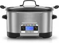 Crockpot Multi-Cooker, Programmable with Slow Cooker, Saute, Roaster & Food Steamer, 5.6L (6-7 People), Removable Bowl [CSC024]      220-240 VOLTS NOT FOR USA