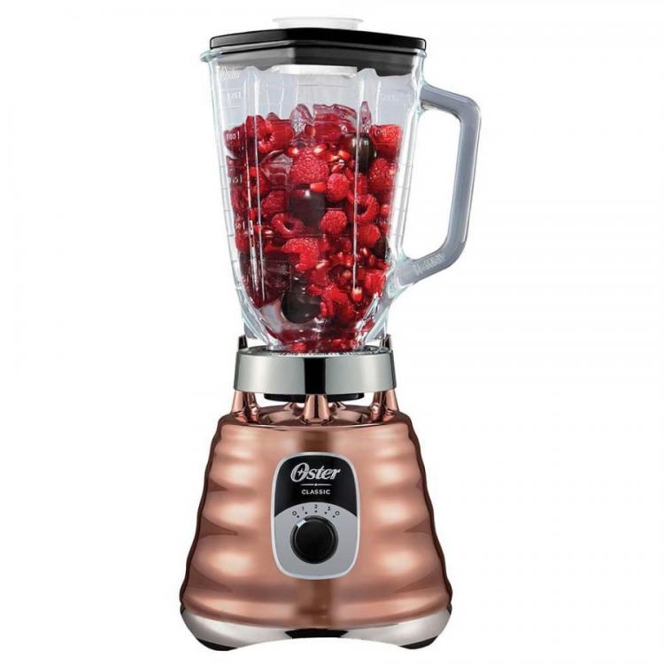 Copper Classic Blender with 3 Speed Knob 220V 240 Volts NOT FOR USA