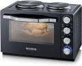 Severin 2065 Toast Oven with 2 Hobs, 30 literes, Steel, 2500 W, 30 liters, black 220V 240 Volts NOT FOR USA