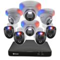 Swann Enforcer 8 Channel 1080p DVR CCTV, 8-Camera Wired Smart Security Surveillance System 110-240 volts for worldwide use