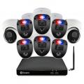 Swann Enforcer™ 8 Channel 1080p DVR CCTV, 8-Camera Wired Smart Security Surveillance System, Full Color Night Vision 110-240 volts for worldwide use