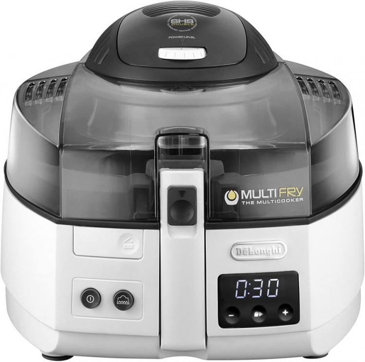 Delonghi Cool Touch RotoFry Low Oil Deep Fryer in Black