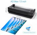 Kejector ‎TWXL-2 7 in 1 Laminator with Paper Cutter for A3 A4 A5 A6 with 20 Laminating Pouches 220 volts NOT FOR USA