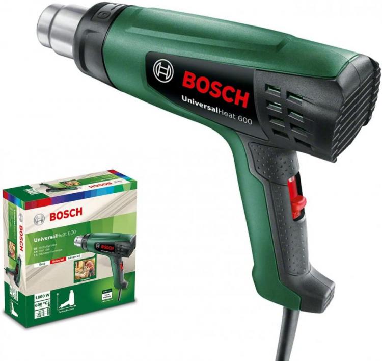 bosch home and garden heat gun universal heat 600 (1800 w, temperature