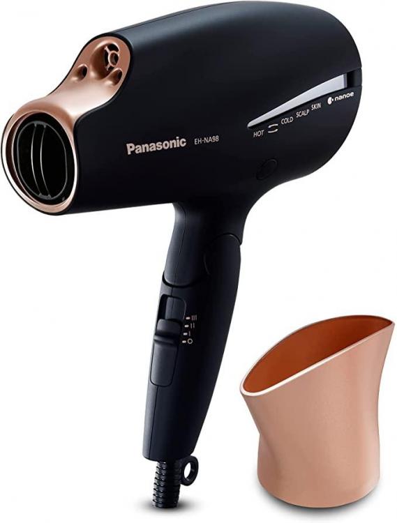 Panasonic EH-NA98 Advanced Folding Hair Dryer with Nanoe & Double Mineral  Technology — Reduces Damage and Split Ends 220-240 volts Not FOR USA