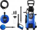 Nilfisk E 145 Bar 145.4-9 X-TRA PAD Pressure Washer for Household, Outdoor, Car Washing, Gardening - Includes Patio Cleaning Kit - 2100 W Induction Motor 230 V (Blue) 220-240 volts Not FOR USA