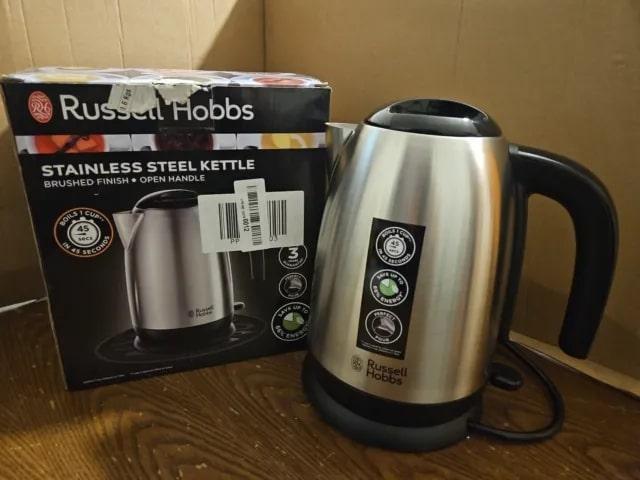 Russell hobbs stainless steel kettle new arrivals