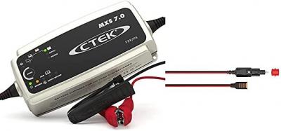 CTEK Charger MXS 7.0 & 56263 Cigarette Lighter Cable 220-240 volts Not FOR USA