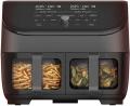 Instant Vortex Plus Dual Basket with ClearCook - 7.6L Digital Health Air Fryer, Black, 8-in-1 Smart Programs - Air Fry, Bake, Roast, Grill, Dehydrate, Reheat, XL Capacity -1700W 220-240 volts Not FOR USA