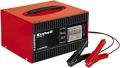Einhell CC-BC 5 Battery Charger (for 16 to 80 Ah batteries, 12 V charging voltage, built-in ammeter, sheet steel housing, overload and reverse polarity protection, insulated terminal pliers) 220-240 volts Not FOR USA