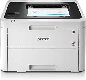 Brother HL-L3230CDW Colour Laser Printer - Single Function, Wireless/USB 2.0, 2 Sided Printing, 18PPM, A4 Printer, Small Office/Home Office Printer, Light Grey/Dark Grey 220-240 volts Not FOR USA