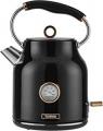 Tower Bottega T10020 Rapid Boil Traditional Kettle with Temperature Dial, Boil Dry Protection, Automatic Shut Off, Quiet Boil, Stainless Steel, 3000 W, 1.7 Litre, Black and Rose Gold 220-240 volts Not FOR USA