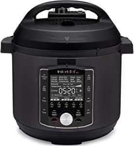 Instant Pot Pro 10 in 1 Electric Multi Cooker 1200W 7.6L - Pressure Cooker, Slow Cooker, Rice Cooker, Steamer, Sauté Pan, Steriliser, Yoghurt Maker, Sous Vide Device - Black Stainless Steel 220-240 volts Not FOR USA