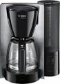 Bosch filter coffee machine ComfortLine TKA6A643, Aroma+, aroma protection glass jug 1.25 L, for 10-15 cups, removable water tank, drip stop, swivel filter carrier, cable storage compartment, 1200 W, black 220-240 volts Not FOR USA