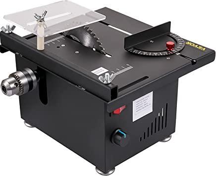 VEVOR Mini Table Saw 150W Power 10000RPM Motor Speed 0 90 Angle