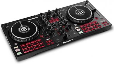 Numark Mixtrack Pro FX - DJ controller console with 2-deck control, integrated audio interface, jogwheel displays and effect paddles, Serato DJ included 220-240 volts Not FOR USA
