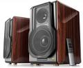 Edifier S3000Pro Audiophile Active Speaker with Bluetooth 5.0, aptX Technology, USB Audio, Plan Arm Membrane Tweeter and 6.5 Inch Woofer, Wood 220-240 volts Not FOR USA