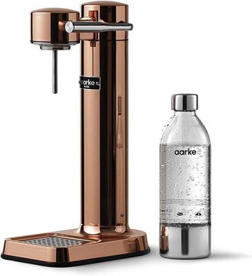 Aarke Carbonator 3 Sparkling Water Maker with Water Bottle, Copper Finish 220-240 volts Not FOR USA