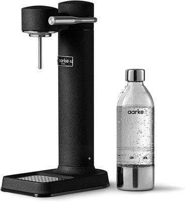 Aarke Carbonator 3 Sparkling Water Maker with Water Bottle, Black Chrome Finish 220-240 volts Not FOR USA