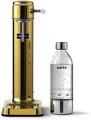 Aarke Carbonator 3 Water Carbonator, Stainless Steel Casing, Soda Water Carbonator, Including BPA Free PET-Bottle, Compatible with 60 L   425 g Sodastream Cylinders 220-240 volts Not FOR USA