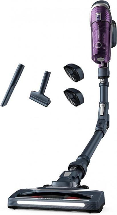 Rowenta RH9638 X-Force Flex 8.60 Allergy Cordless Vacuum Cleaner, Rod and  Handheld Vacuum Cleaner, LED Nozzle, Flex Joint, 99.9% Air Filtering, 35