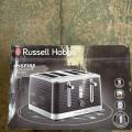 Russell Hobbs 24381 Inspire High Gloss Plastic Four Slice Toaster, Black 220 volts not for usa