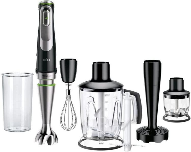 BLACK+DECKER 5-Speed Black 220-Watt Immersion Blender with Accessory Jar in  the Immersion Blenders department at