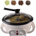 Home Coffee Roaster, Household Electric Coffee Bean Baker Nut Peanut Cashew Chestnuts Roasting Machine Adjustable Temperature 1.6 Pounds Capacity for Cafe Shop/Home No Stovetop Required (with Timer) NOT FOR USA