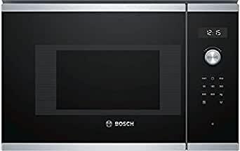 Bosch BFL524MS0 Series 6 Built-In Microwave / 900 W / 20 L / Turntable 25.5 cm / Left Door Hinge / Stainless Steel / AutoPilot 7 / Electronic Door Opening NOT FOR USA