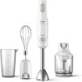 Philips HR2543/00 Daily + Collection 700 W White ProMix Technology 2 Speed Settings + Turbo Metal Rod Whisk Compact Crusher Cup NOT FOR USA