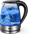 Wamife Electric Kettle Glass Kettle 1.7L Fast Quiet Boil, 2200W Electric 220 volts not for usa