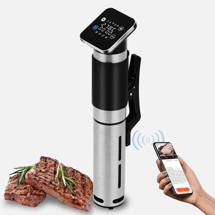 Sous Vide Machine, Sous Vide Cooker 1100W, Immersion Circulator Cooker,  Stainless Steel with Touch Control, Accurate Temperature, Time Control and