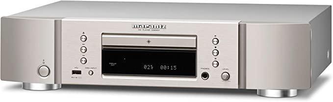 Marantz CD6007 CD-R/RW Playback, USB, Headphone Amplifier Silver Gold,  220VOLTS NOT FOR US