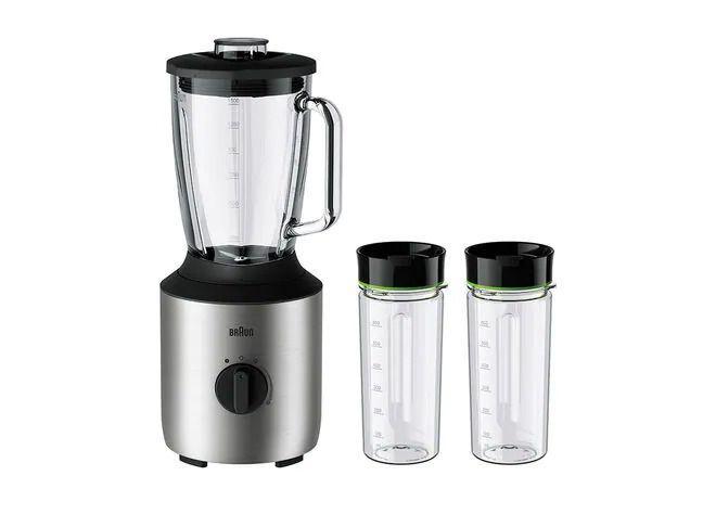 Braun JB3272SI 800 Watts Power Blender with Glass Jar & Two