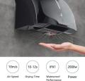 Modundry Hand Dryer Automatic Infrared Sensor Hand Dryer Quiet Commercial and Household Black 220-240 volts