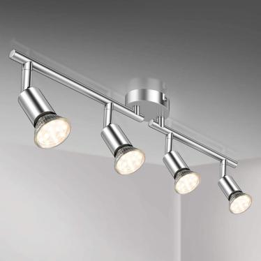 Defurhome 4W GU10 LED Ceiling Light Rotatable LED Bulbs (400LM, Warm White) 220 VOLTS NOT FOR USA