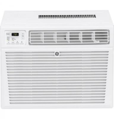 GE Window AEG08LZ Air Conditioner 8,000 BTU 115-Volt with WiFi and Eco Mode for Medium Room