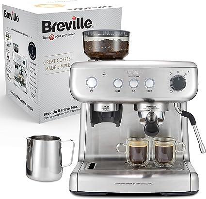 Breville Barista Max VCF126X Machine of Espresso Coffee Automatic Grinder 15 Bar