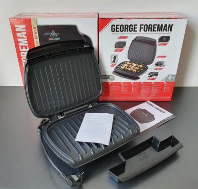 George Foreman 23420 Family 5-Portion(510 sq cm plate) Grill - Black 220v NOT FOR USA