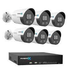 AvertX AVXPCSMT846-1 8-Channel 4K Security Camera System with 4TB HDD with 6 Bullet Cameras