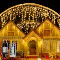 Ollny AIT396W Icicle Fairy Lights Outdoor 10 m, 396 LED Fairy Lights 220 VOLTS NOT FOR USA